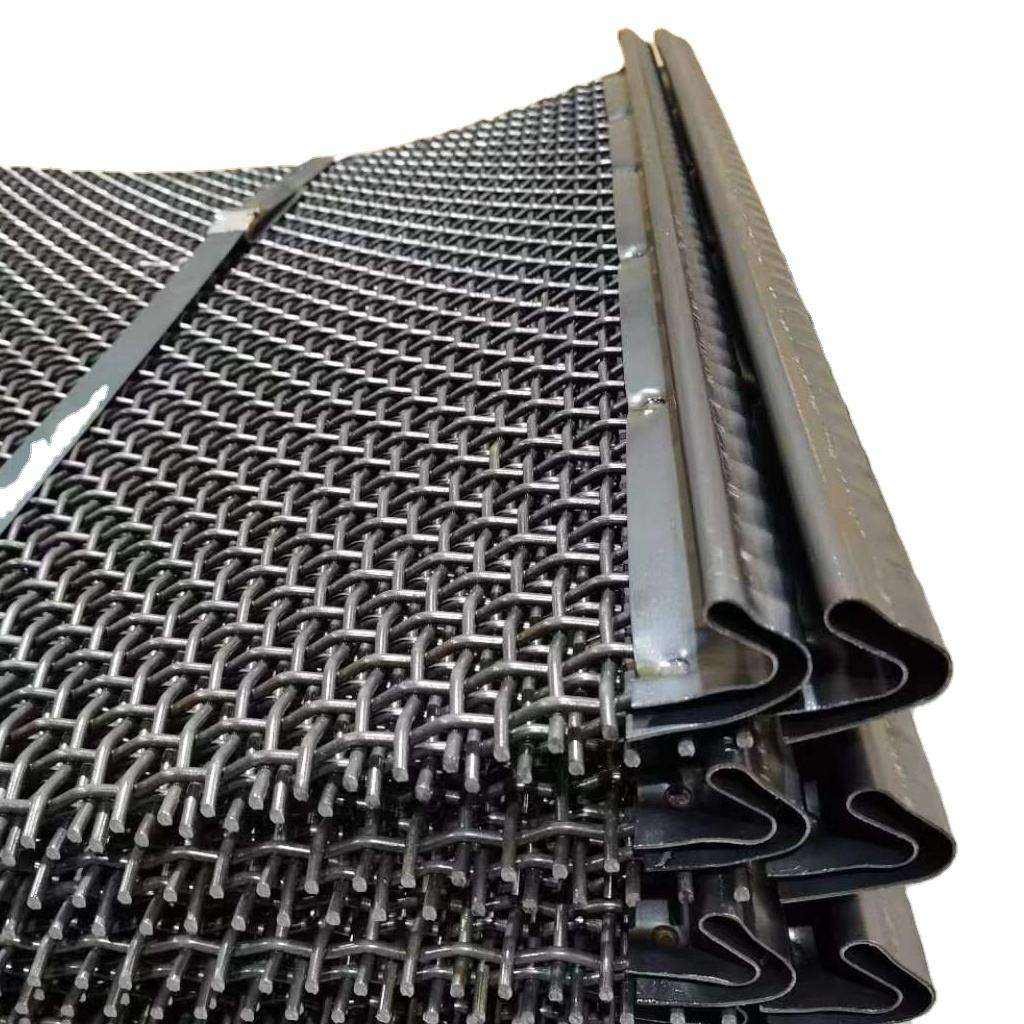 65Mn Steel Vibrating Screen Mesh in Mining Industries